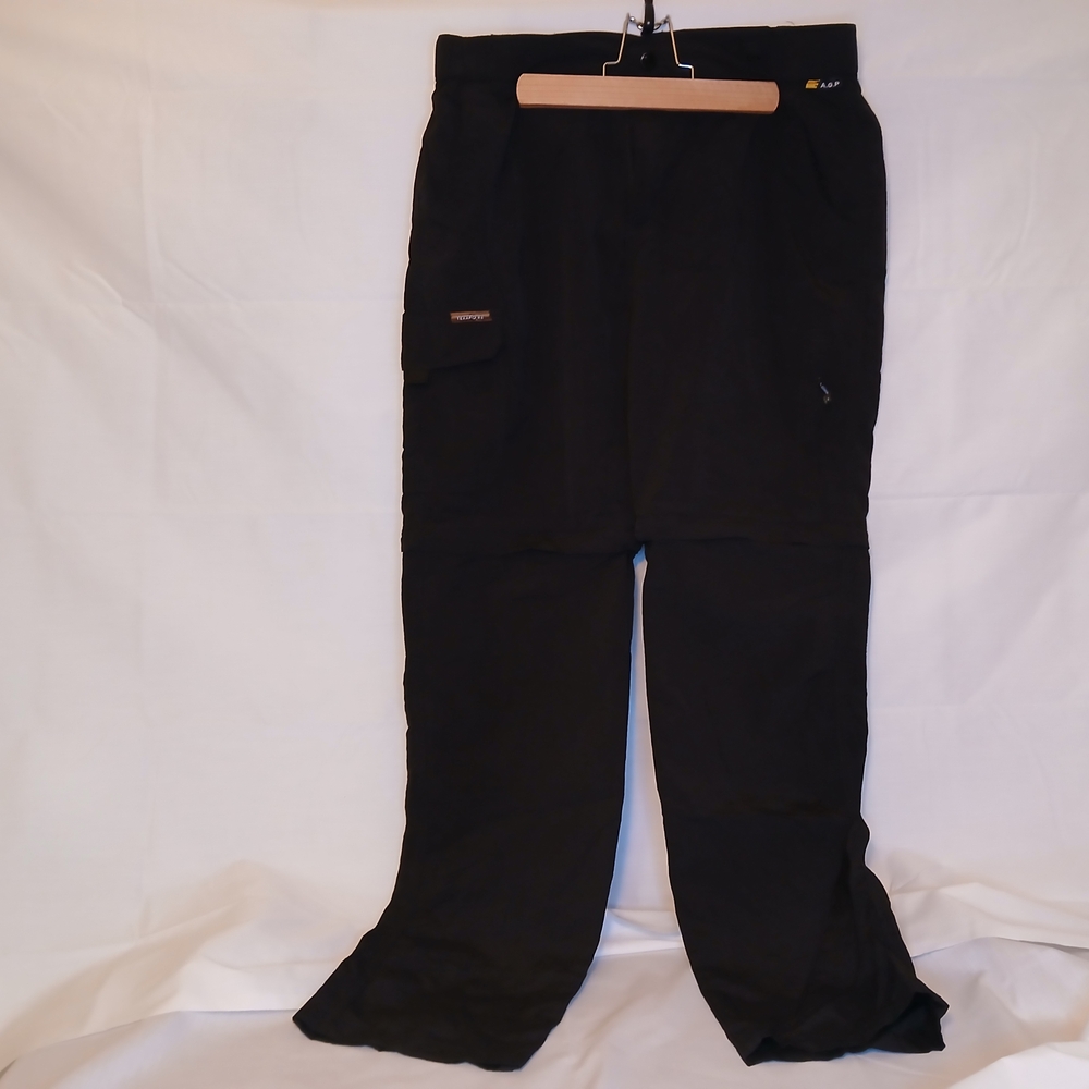 Black Cargo Convertible Pants/Shorts - Picture 5 of 5